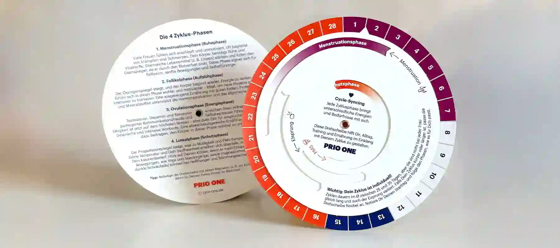 Dein Zyklus, Dein Flow: Der kostenlose Zyklustracker von Prio One