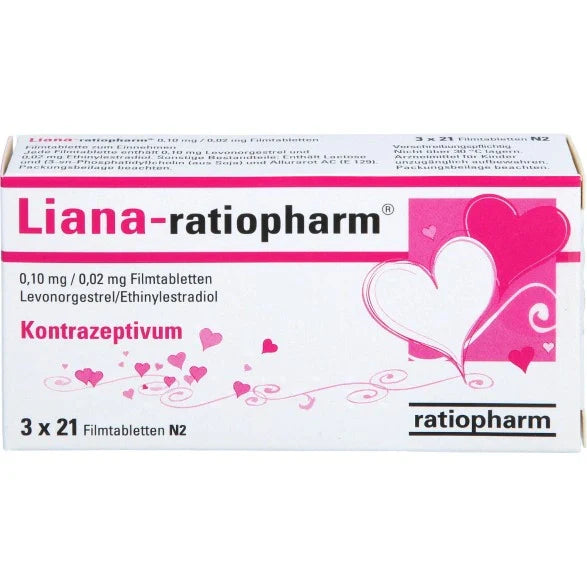 Liana Ratiopharm0.1/0.02mg
