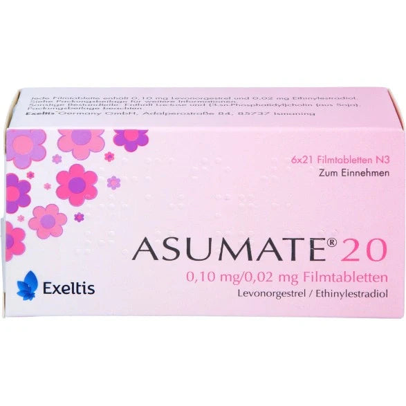 Asumate 20 0.10mg/0.02mg