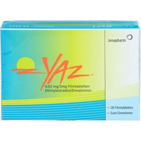 Yaz 0.02mg/3mg Filmtabletten