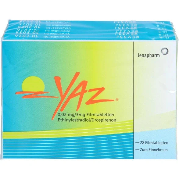 Yaz 0.02mg/3mg Filmtabletten