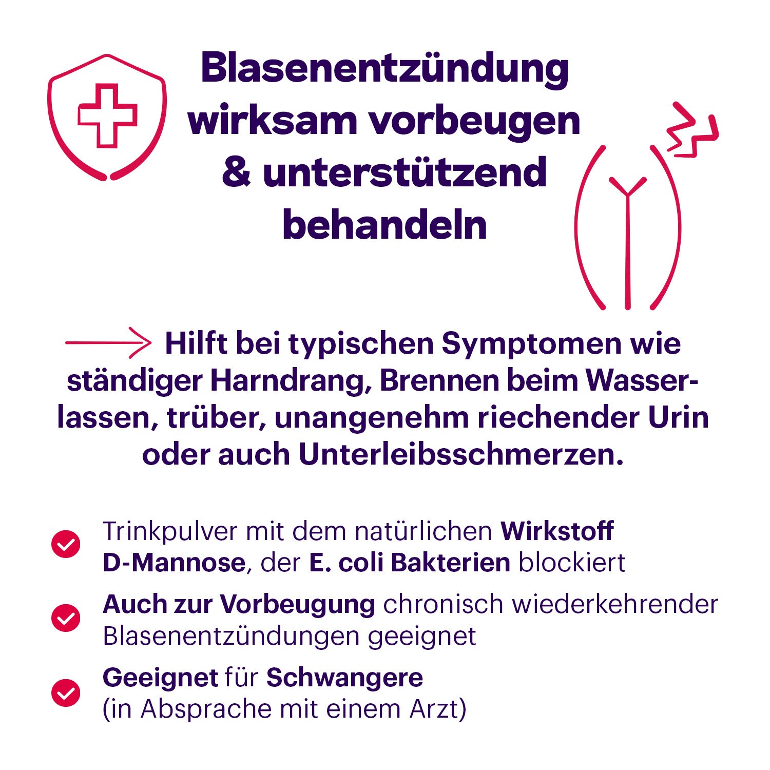 Femannose F mit Preiselbeer-Extrakt und D-Mannose