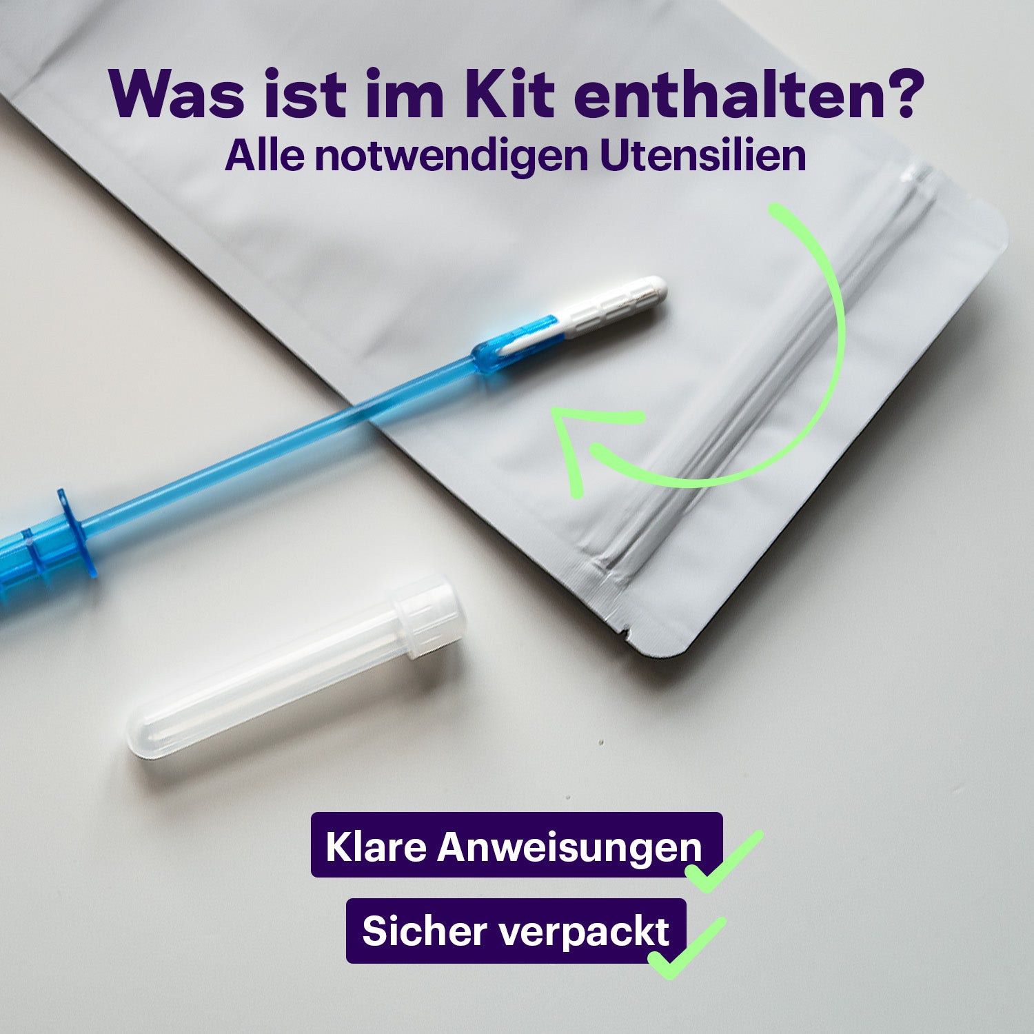 HPV Selbsttest-Kit für Frauen