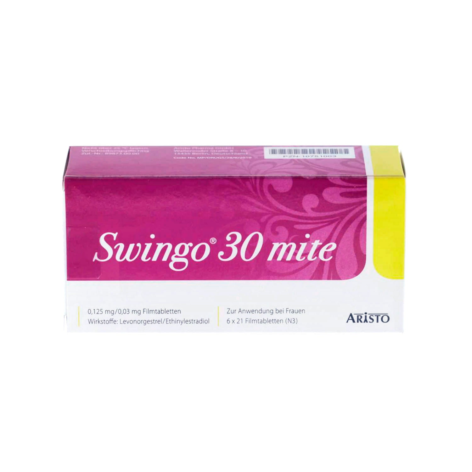 Swingo 30 mite Zuverlässige Verhütung für jeden Tag