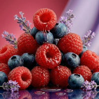 KI-generiertes Bild: SpectrumBotanics Berries No.1 – Stimmungsbild mit Beeren