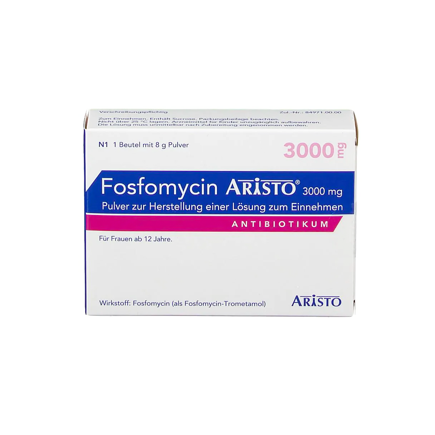 Fosfomycin Aristo® 3000 mg (Antibiotikum)